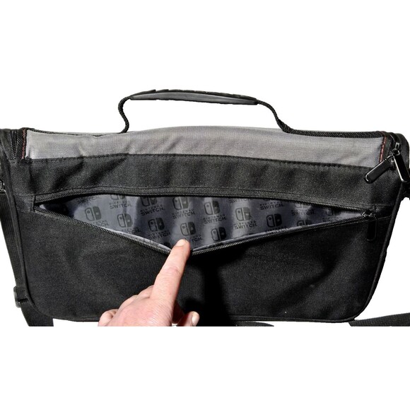 Power A Nintendo Switch Everywhere Messenger Shoulder Bag Carrying Case Storage - Picture 5 of 11